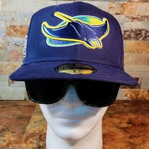 New Era Men's Tampa Bay Devil Rays Official On-Fielf Cap • Authentic Collection